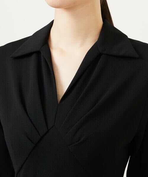 Sybilla / シビラ ロング・マキシ丈ワンピース | スキッパー梨地ジャージードレス | 詳細5