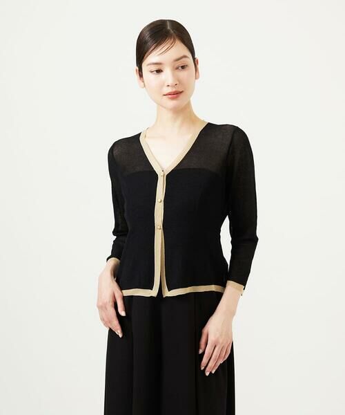 Sybilla / シビラ カーディガン・ボレロ | ゴールドトリミングカーディガン | 詳細1