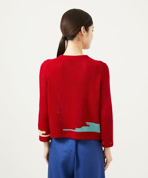 Sybilla / シビラ カーディガン・ボレロ | ハンドペイント柄カーディガン | 詳細4