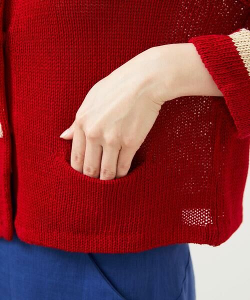 Sybilla / シビラ カーディガン・ボレロ | ハンドペイント柄カーディガン | 詳細7