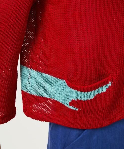 Sybilla / シビラ カーディガン・ボレロ | ハンドペイント柄カーディガン | 詳細8