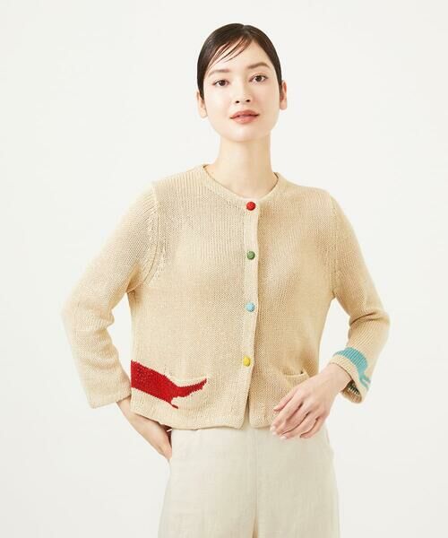 Sybilla / シビラ カーディガン・ボレロ | ハンドペイント柄カーディガン | 詳細13