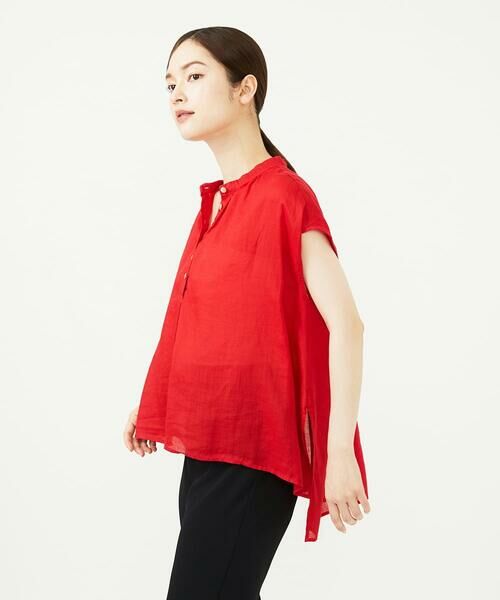 Sybilla / シビラ シャツ・ブラウス | リネンローンボタンデザインブラウス | 詳細1