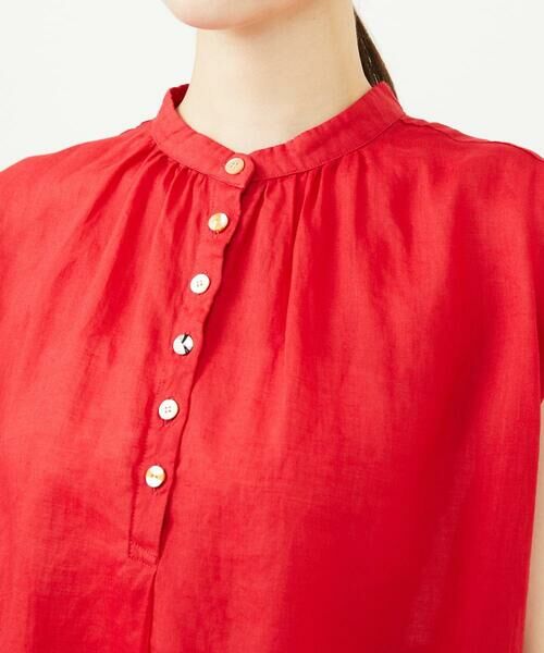 Sybilla / シビラ シャツ・ブラウス | リネンローンボタンデザインブラウス | 詳細5