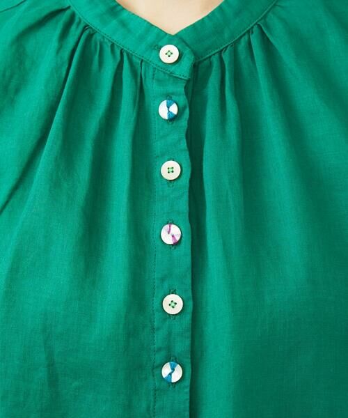 Sybilla / シビラ シャツ・ブラウス | リネンローンボタンデザインブラウス | 詳細13