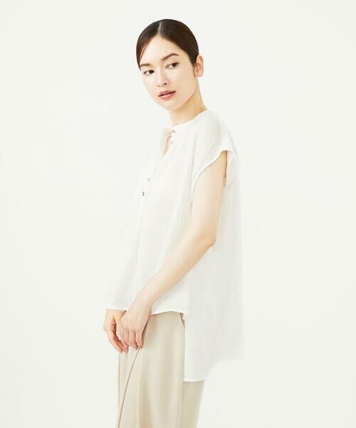 Sybilla / シビラ シャツ・ブラウス | リネンローンボタンデザインブラウス | 詳細16
