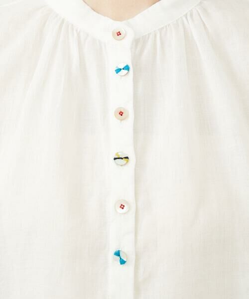 Sybilla / シビラ シャツ・ブラウス | リネンローンボタンデザインブラウス | 詳細17