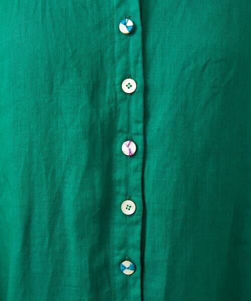 Sybilla / シビラ ロング・マキシ丈ワンピース | リネンローンボタンデザインドレス | 詳細6