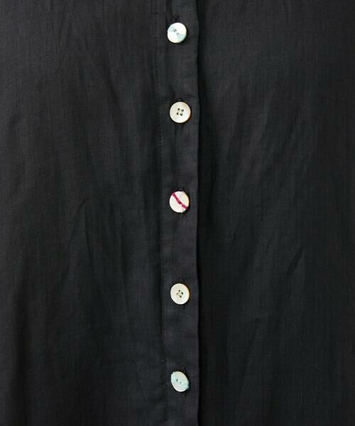 Sybilla / シビラ ロング・マキシ丈ワンピース | リネンローンボタンデザインドレス | 詳細12