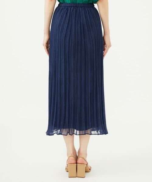 Sybilla / シビラ ロング・マキシ丈スカート | 転写デニムプリーツスカート | 詳細3