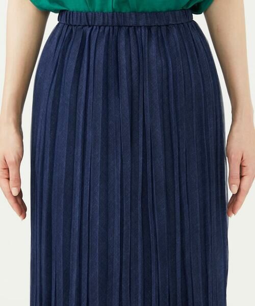 Sybilla / シビラ ロング・マキシ丈スカート | 転写デニムプリーツスカート | 詳細4