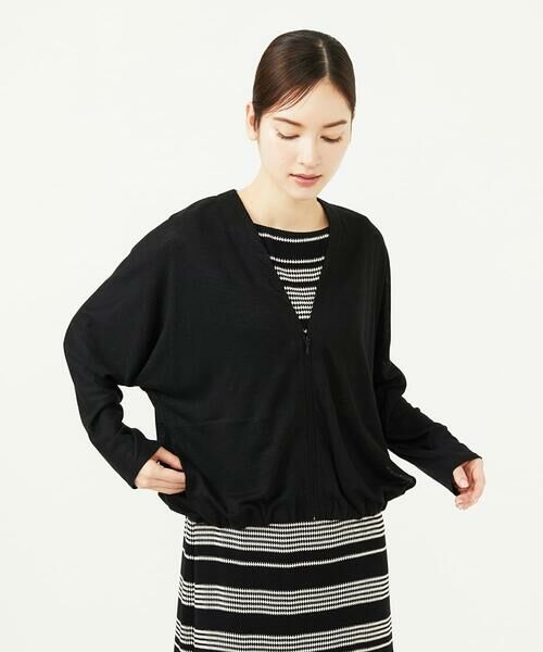 Sybilla / シビラ カーディガン・ボレロ | ジップアップリネンカーディガン | 詳細11