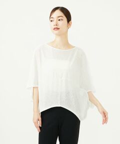 Sybilla / シビラ カットソー | サークルフォルムリネンカットソー