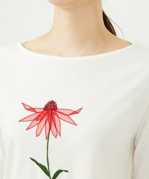 Sybilla / シビラ カットソー | フラワーアップリケカットソー | 詳細4