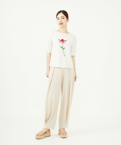 Sybilla / シビラ カットソー | フラワーアップリケカットソー | 詳細9
