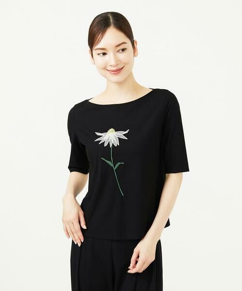 Sybilla / シビラ カットソー | フラワーアップリケカットソー | 詳細10