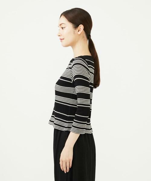 Sybilla / シビラ カットソー | ボーダージャカードカットソー | 詳細5