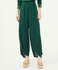 Sybilla / シビラ ショート・ハーフ・半端丈パンツ | リネンジャージーラップパンツ