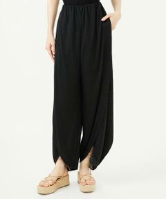 Sybilla / シビラ ショート・ハーフ・半端丈パンツ | リネンジャージーラップパンツ