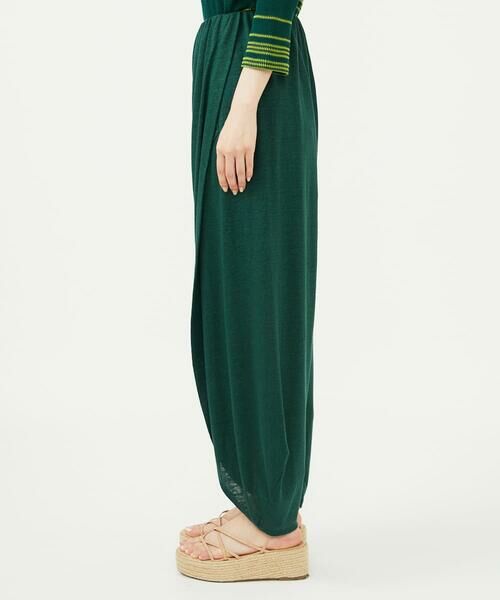 Sybilla / シビラ ショート・ハーフ・半端丈パンツ | リネンジャージーラップパンツ | 詳細2