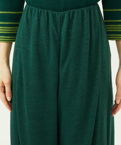 Sybilla / シビラ ショート・ハーフ・半端丈パンツ | リネンジャージーラップパンツ | 詳細4