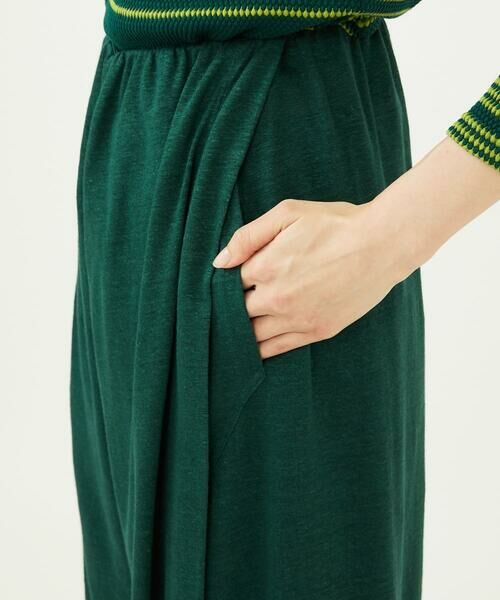 Sybilla / シビラ ショート・ハーフ・半端丈パンツ | リネンジャージーラップパンツ | 詳細5