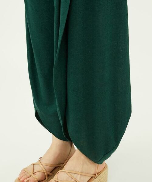 Sybilla / シビラ ショート・ハーフ・半端丈パンツ | リネンジャージーラップパンツ | 詳細6