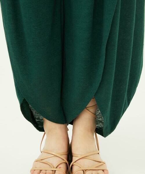 Sybilla / シビラ ショート・ハーフ・半端丈パンツ | リネンジャージーラップパンツ | 詳細7