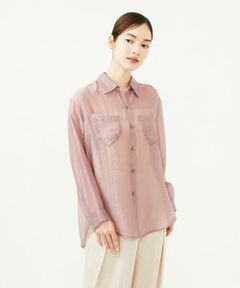 Sybilla / シビラ シャツ・ブラウス | ポケットデザインシアーシャツ