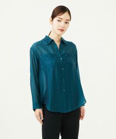 Sybilla / シビラ シャツ・ブラウス | ポケットデザインシアーシャツ