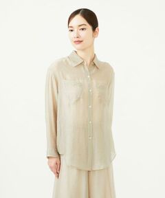 Sybilla / シビラ シャツ・ブラウス | ポケットデザインシアーシャツ