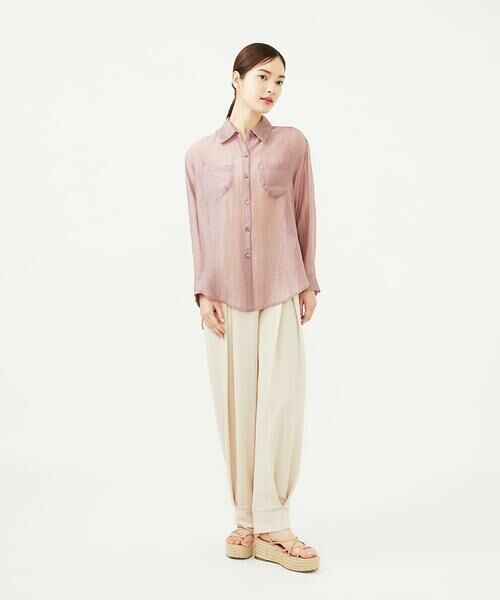 Sybilla / シビラ シャツ・ブラウス | ポケットデザインシアーシャツ | 詳細10