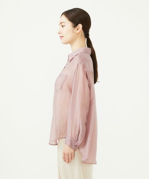 Sybilla / シビラ シャツ・ブラウス | ポケットデザインシアーシャツ | 詳細2