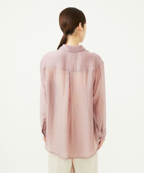 Sybilla / シビラ シャツ・ブラウス | ポケットデザインシアーシャツ | 詳細3
