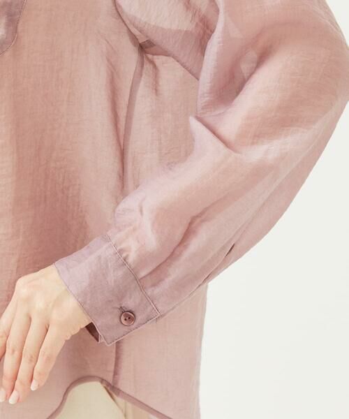 Sybilla / シビラ シャツ・ブラウス | ポケットデザインシアーシャツ | 詳細7