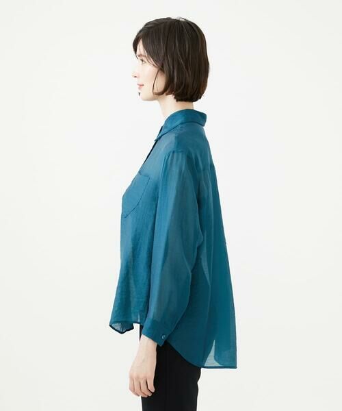 Sybilla / シビラ シャツ・ブラウス | ポケットデザインシアーシャツ | 詳細5
