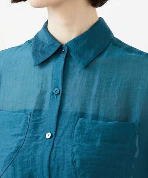 Sybilla / シビラ シャツ・ブラウス | ポケットデザインシアーシャツ | 詳細7