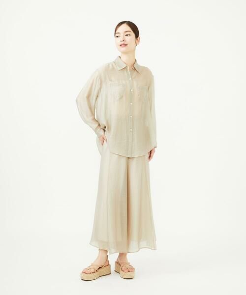 Sybilla / シビラ シャツ・ブラウス | ポケットデザインシアーシャツ | 詳細16