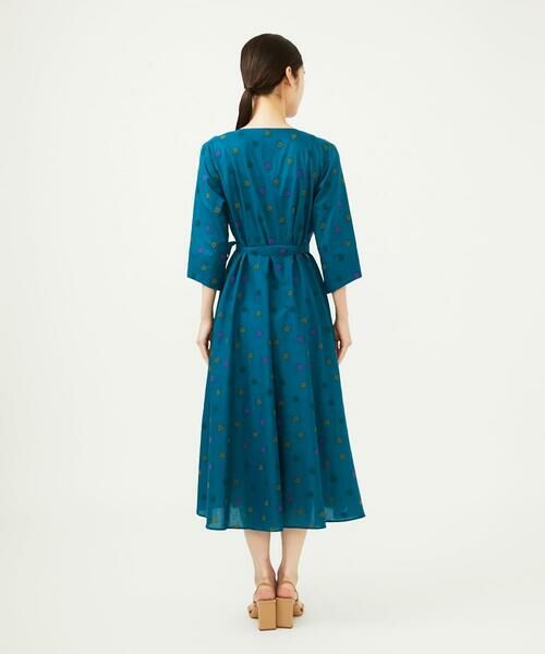 Sybilla / シビラ ロング・マキシ丈ワンピース | アスタリスク刺繍ラップドレス | 詳細5