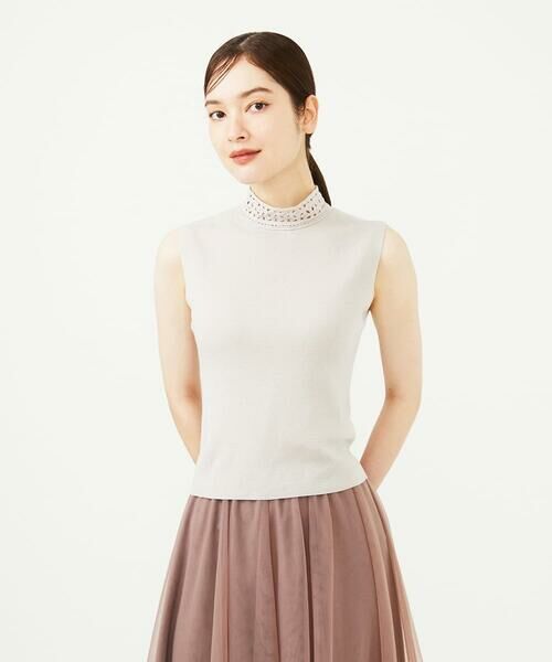 Sybilla / シビラ ニット・セーター | レースハイネックプルオーバー | 詳細1