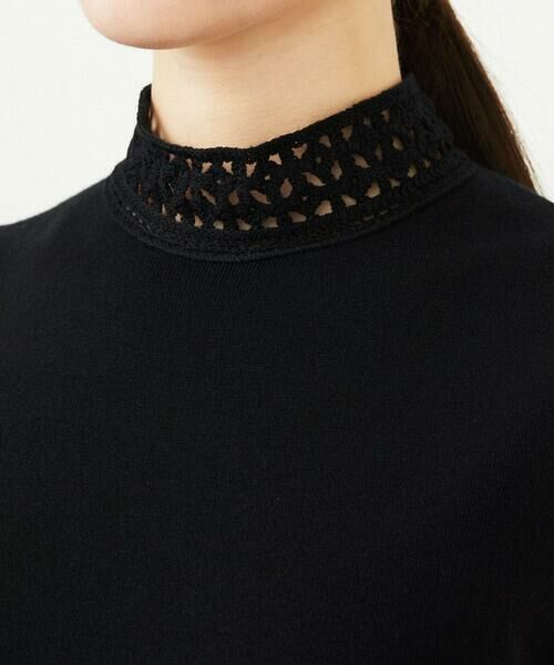 Sybilla / シビラ ニット・セーター | レースハイネックプルオーバー | 詳細6