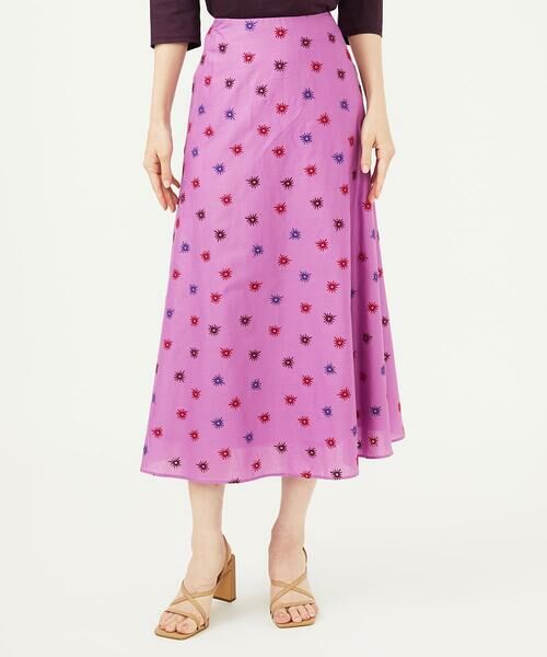 Sybilla / シビラ ロング・マキシ丈スカート | アスタリスク刺繍スカート | 詳細1