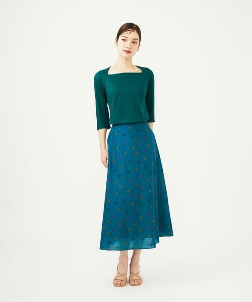 Sybilla / シビラ ロング・マキシ丈スカート | アスタリスク刺繍スカート | 詳細11