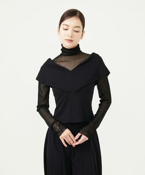 Sybilla / シビラ カットソー | ワイドカラーVネックカットソー | 詳細10