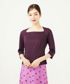 Sybilla / シビラ カットソー | スクエアネックカットソー