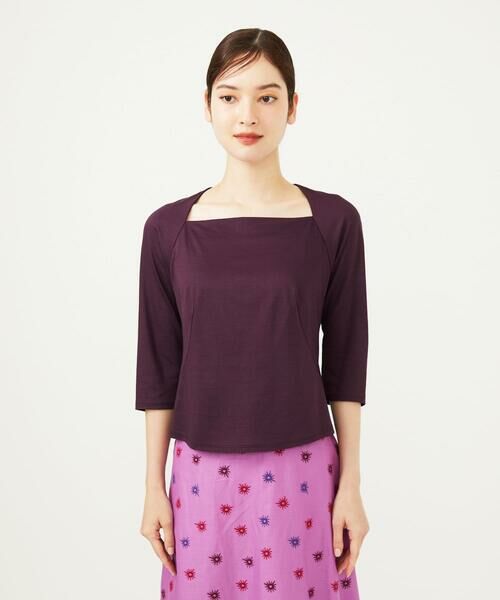 Sybilla / シビラ カットソー | スクエアネックカットソー | 詳細3