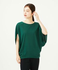 Sybilla / シビラ カットソー | ケープ風ドルマンスリーブカットソー