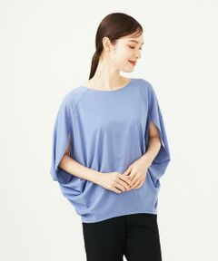 Sybilla / シビラ カットソー | ケープ風ドルマンスリーブカットソー