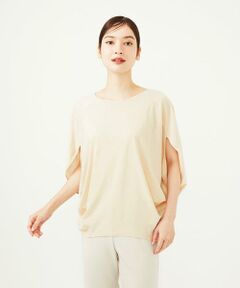 Sybilla / シビラ カットソー | ケープ風ドルマンスリーブカットソー