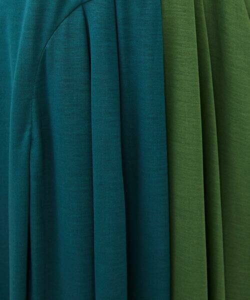 Sybilla / シビラ ロング・マキシ丈ワンピース | アシンメトリーバイカラードレス | 詳細10